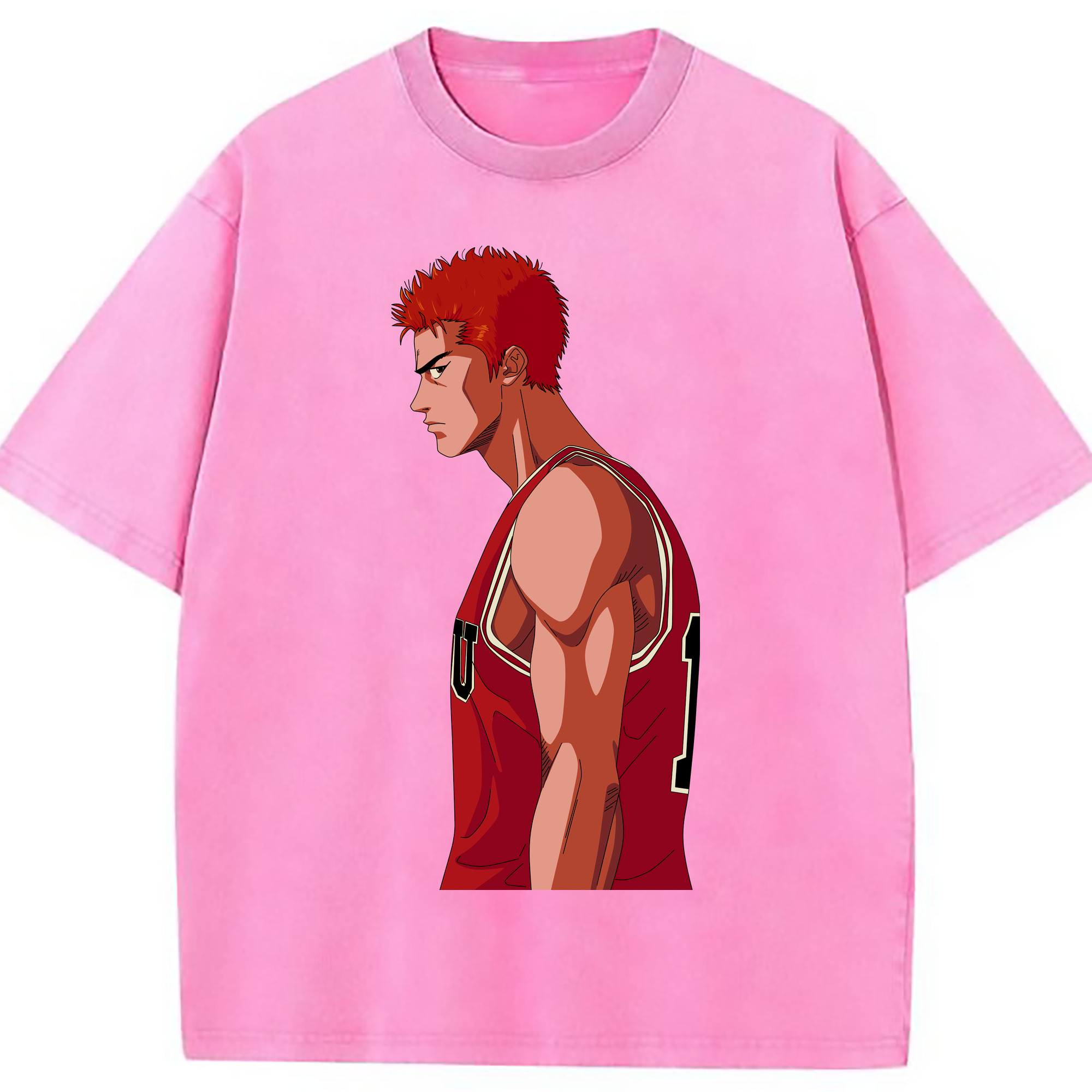 （画像用） SLAM DUNK／スラムダンク 綿100% ヴィンテージ風 半袖Tシャツ（フロントプリント）